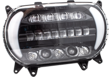 Led Sharktooth W/ Turns Blk/Chr Fltr `15 Up