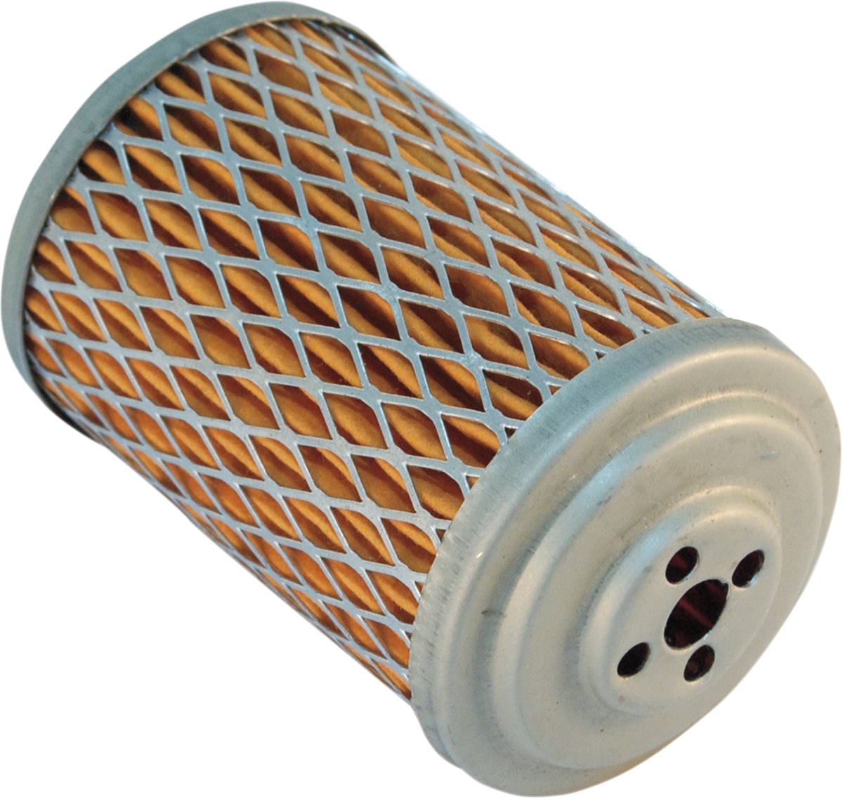 EMGO Oil Filter - Silver/Orange - Harley-Davidson 10-28310
