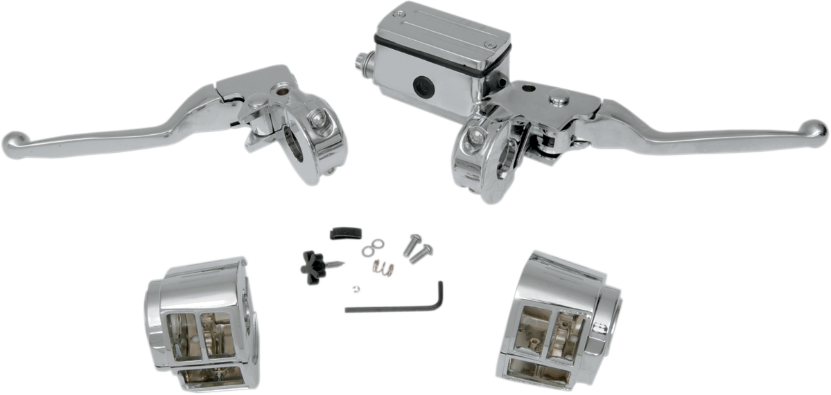 DRAG SPECIALTIES Handlebar Control Kit w/o Switches - 5/8" Master Cylinder 07-542NU