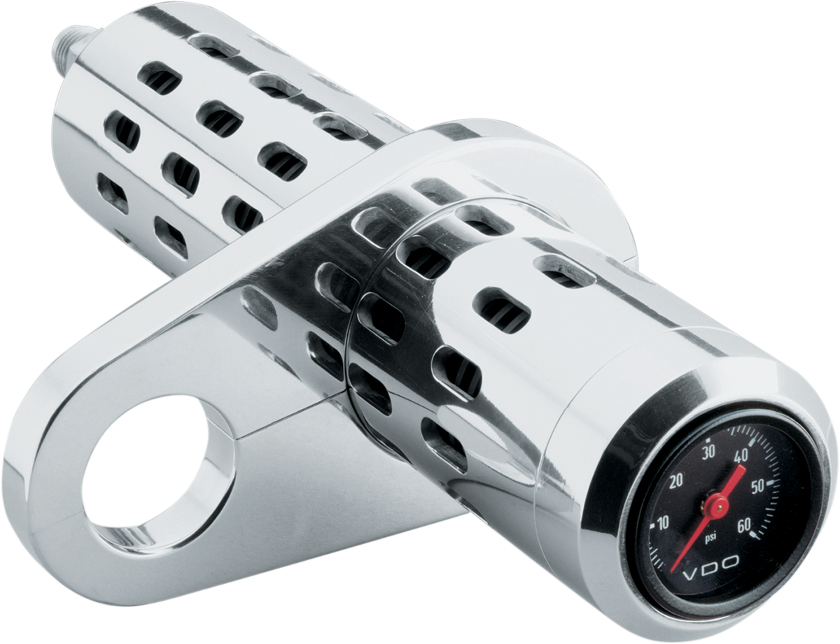 PRO-ONE PERF.MFG. Oil Cooler Kit - Temperature Gauge - Chrome - 1" - 1-1/4" 201110