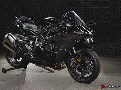 LUIMOTO (HyperSport) Rider Seat Cover for the KAWASAKI H2/H2R