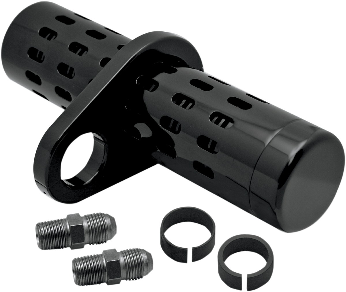 PRO-ONE PERF.MFG. Oil Cooler Kit - No Gauge - Black - 1" - 1-1/4" 201050B