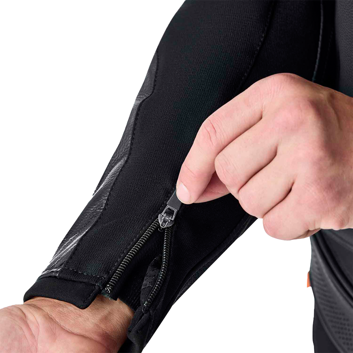 Tractech Evo D3o Jacket Blk/Whi Leather Sm
