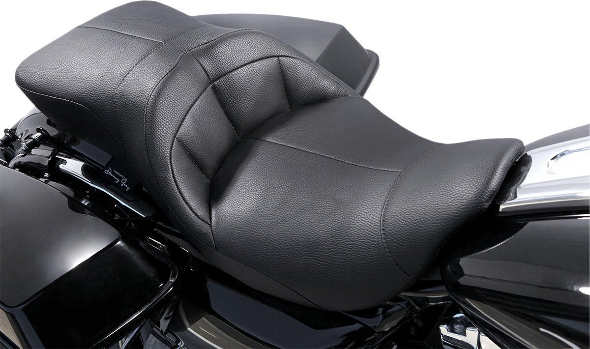 DANNY GRAY TourIST Seat - Black - Vinyl - FL '08-'23 FA-DGE-0315