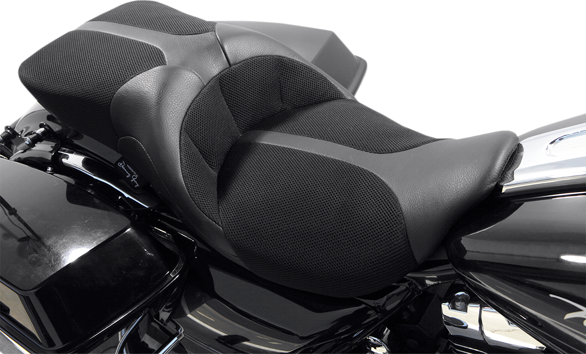 DANNY GRAY TourIST Seat - Air - Black -Leather - FL '08-'23 FA-DGE-0320