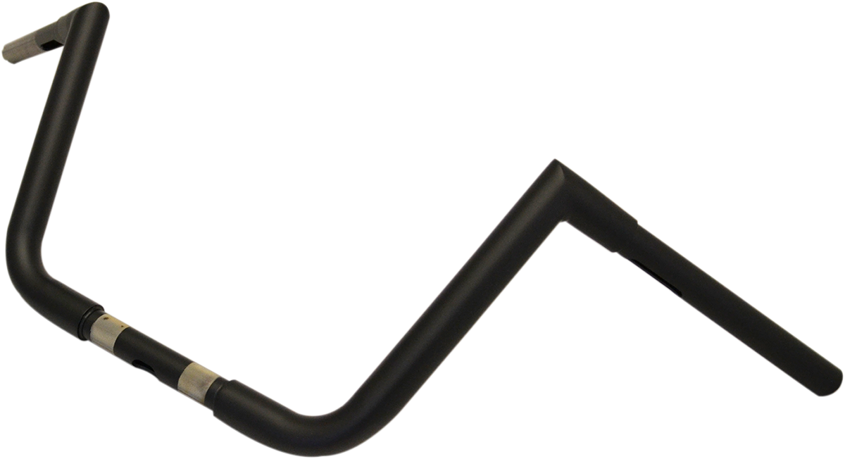 LA CHOPPERS 1-1/4" Twin Peaks Big Twin Handlebar - 10" - Flat Black LA-7360-10M