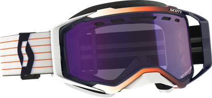 Prospect Goggle Snow Cross Ls Blue/White W/Ls Blue Chrome