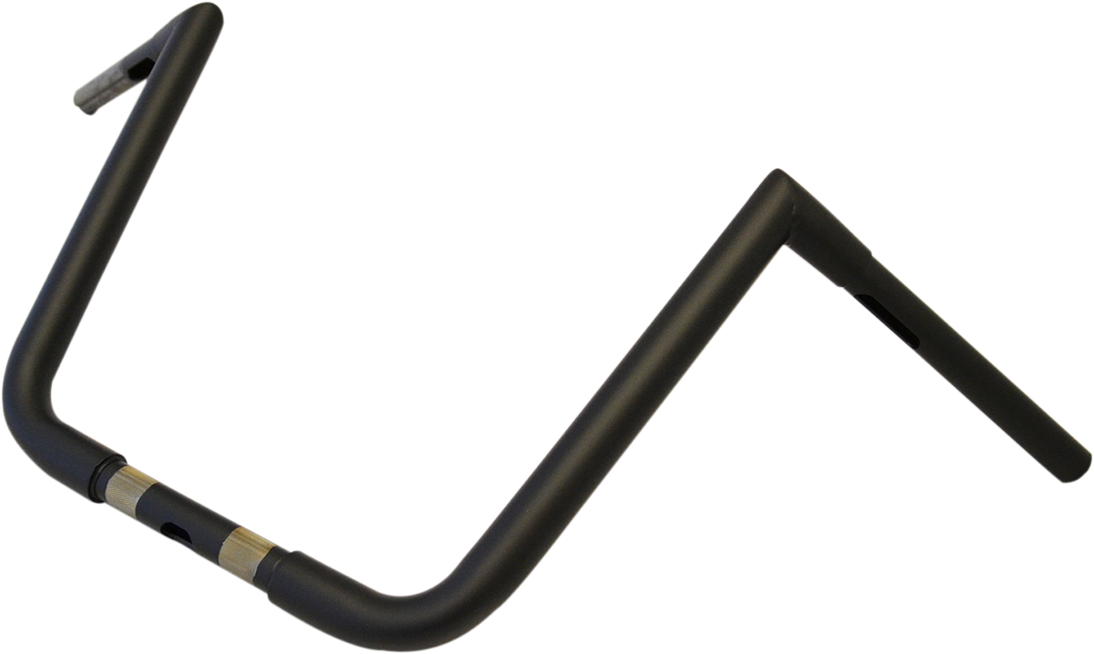 LA CHOPPERS 1-1/4" Twin Peaks Big Twin Handlebar - 13" - Flat Black LA-7360-13M