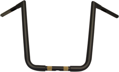 LA CHOPPERS 1-1/4" Twin Peaks Big Twin Handlebar - 16" - Flat Black LA-7360-16M