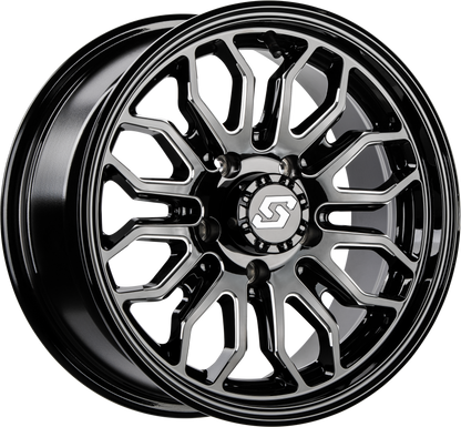 Onyx Wheel 14x7 4/110  47mm Blk/Machined