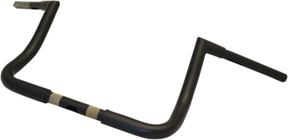 LA CHOPPERS 1-1/4" Twin Peaks Touring Handlebar - 10" - Flat Black LA-7361-10M