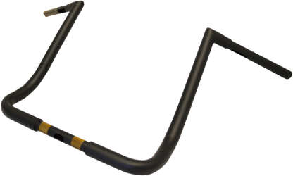 LA CHOPPERS 1-1/4" Twin Peaks Touring Handlebar - 16" - Flat Black LA-7361-16M