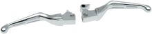 DRAG SPECIALTIES Slotted Wide Blade Lever Set - Chrome H07-0589