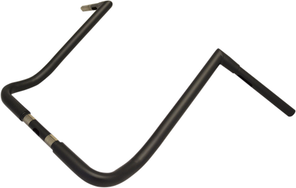 LA CHOPPERS 1-1/4" Twin Peaks Touring Handlebar - 18" - Flat Black LA-7361-18M