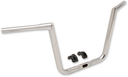 LA CHOPPERS 1-1/4" Hefty Twin Peaks Handlebar - 13" - Chrome LA-7312-63