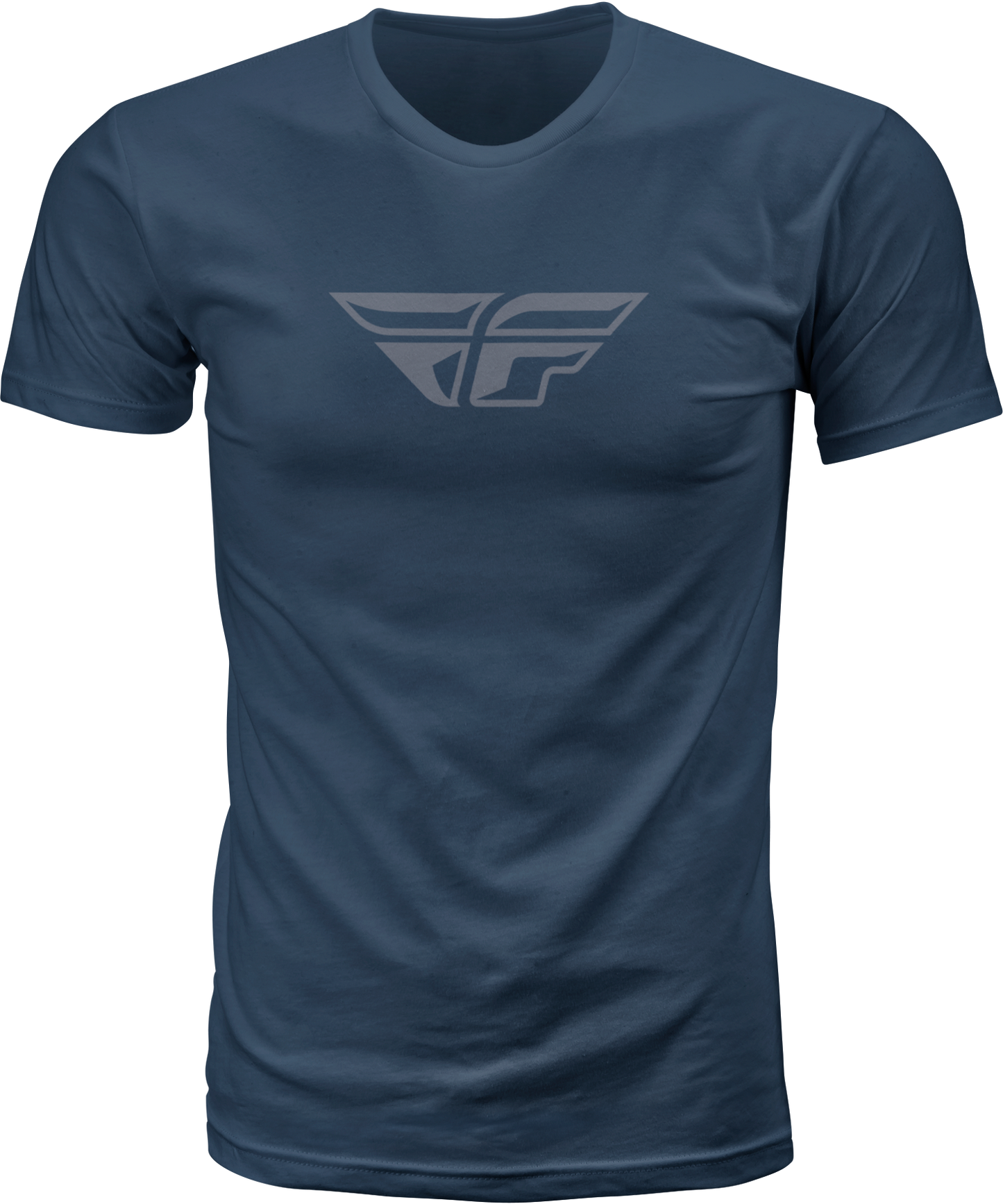 Fly F Wing Tee Midnight Navy/Grey Lg