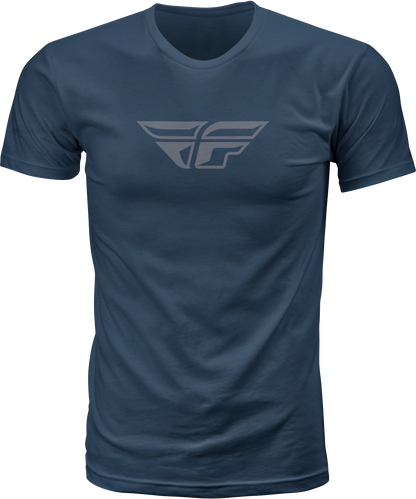 Fly F Wing Tee Midnight Navy/Grey 2x