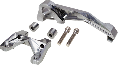 ALLOY ART Multi Brake Caliper Mount - 84mm Bolt Center - Raw - Super Sport MCRB2-1