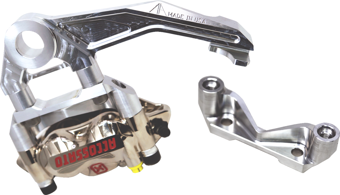 ALLOY ART Multi Brake Caliper Mount - 108mm Bolt Center - Raw MCRB1-1