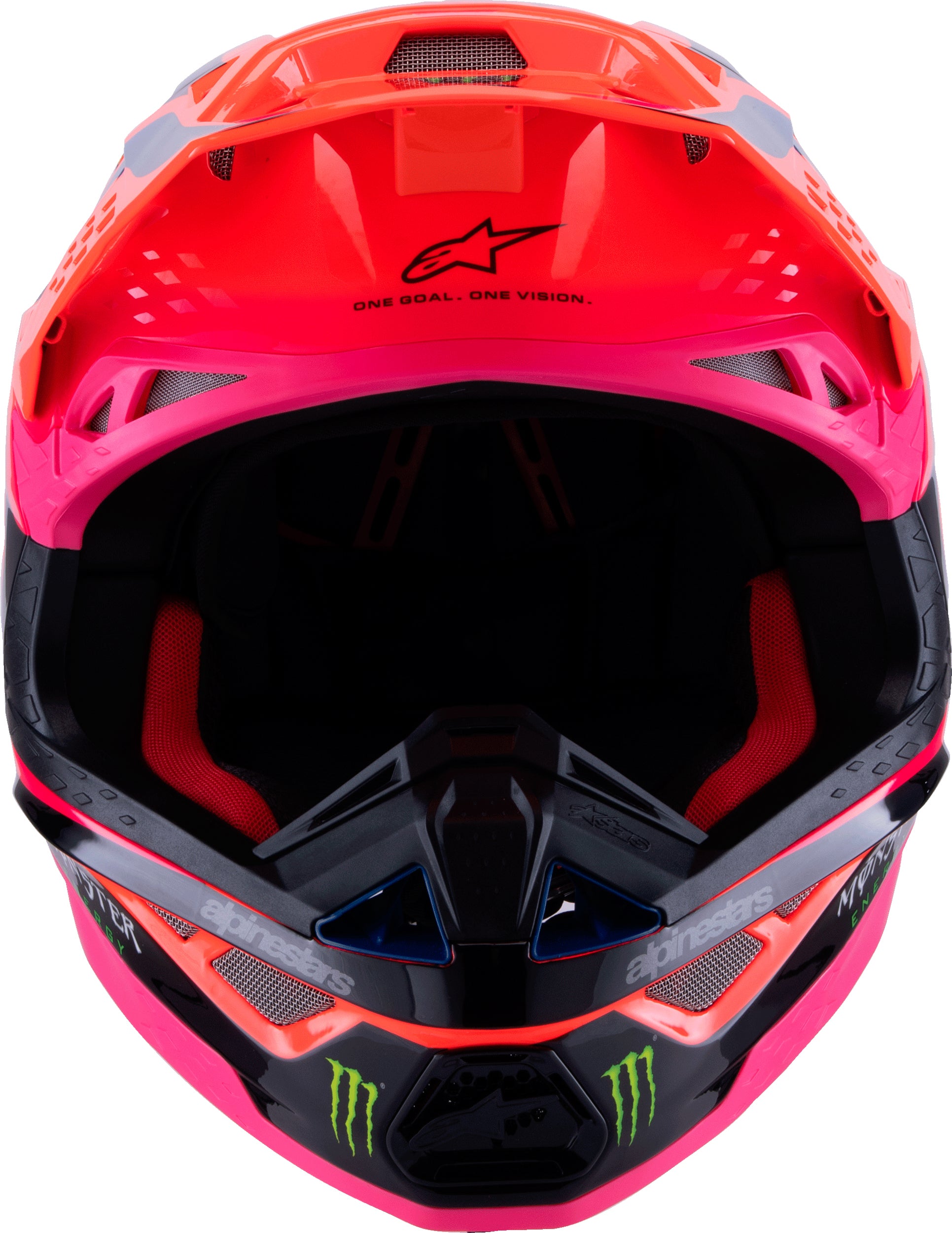 S M10 Deegan Helmet Orng Flo/Prpl/Pnk Fluo Xl