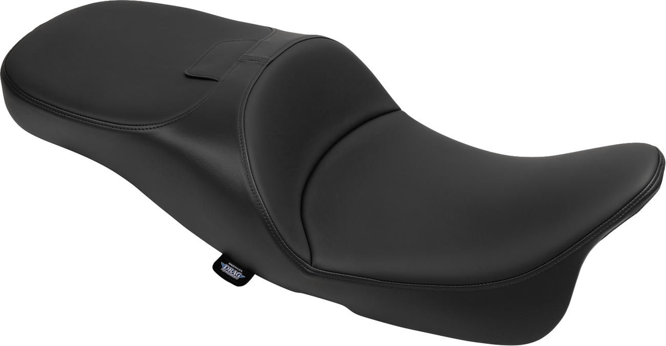 DRAG SPECIALTIES SEATS Extended Reach Freedom Seat - Solar Leather - Smooth Vinyl - FLT/FLH '09-'25 4696E