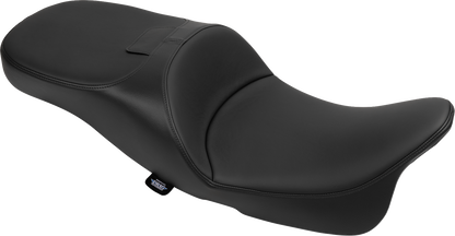 DRAG SPECIALTIES SEATS Extended Reach Freedom Seat - Solar Leather - Smooth Vinyl - FLT/FLH '09-'25 4696E