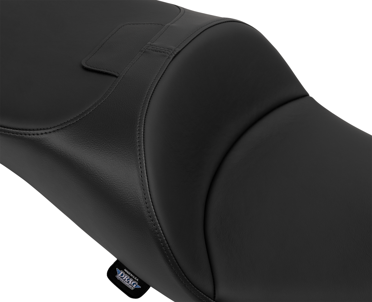 DRAG SPECIALTIES SEATS Extended Reach Freedom Seat - Solar Leather - Smooth Vinyl - FLT/FLH '09-'25 4696E