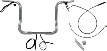 FAT BAGGERS INC. 1-1/4" EZ Install Round Top Handlebar - 14" - Chrome 939014