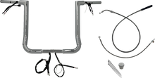 FAT BAGGERS INC. EZ Install Wired Handlebar Kit - 1-1/2" - Flat Top - 16" - Chrome 649016