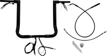 FAT BAGGERS INC. EZ Install Wired Handlebar Kit - 1-1/2" - Flat Top - 16" - Black 649016-B