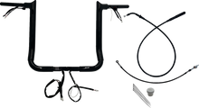 FAT BAGGERS INC. EZ Install Wired Handlebar Kit - 1-1/2" - Pointed Top - 16" - Black 849016-B