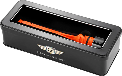 FIGURATI DESIGNS Magnetic Oil Dipstick - Curved - Black - M8 Softail FD01-STM8-SM-BLK