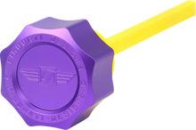 FIGURATI DESIGNS Performance Magnetic Oil Dipstick - Curved - Purple - M8 Touring/Trike FDP01-M8SM-P