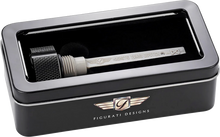 FIGURATI DESIGNS Transmission Oil Dipstick - Magnetic - Knurled - Black - M8 FD01-MAGTD-KN-BLK