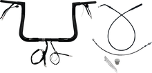 FAT BAGGERS INC. 1-1/4" EZ Install Flat Top Handlebar - 11" - Black 749011-B