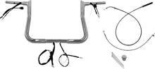 FAT BAGGERS INC. 1-1/4" EZ Install Pointed Top Handlebar - 11" - Chrome 949011