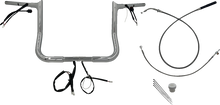 FAT BAGGERS INC. 1-1/4" EZ Install Pointed Top Handlebar - 12" - Chrome 949012
