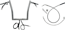 FAT BAGGERS INC. 1-1/4" EZ Install Pointed Top Handlebar - 14" - Chrome 949914