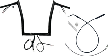 FAT BAGGERS INC. 1-1/4" EZ Install Pointed Top Handlebar - 14" - Black 949914-B