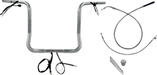 FAT BAGGERS INC. 1-1/4" EZ Install Round Top Handlebar - 16" - Chrome 939016