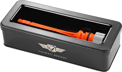 FIGURATI DESIGNS Magnetic Oil Dipstick - Knurled - Silver - M8 Softail FD01-STM8-KN-SS