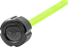 FIGURATI DESIGNS Performance Magnetic Oil Dipstick - Knurled - Black - Indian FD01-MAGDSTS-KN-BLK