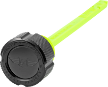 FIGURATI DESIGNS Magnetic Oil Dipstick - Knurled - Black - Indian FD01-MAGDSPP-KN-BLK