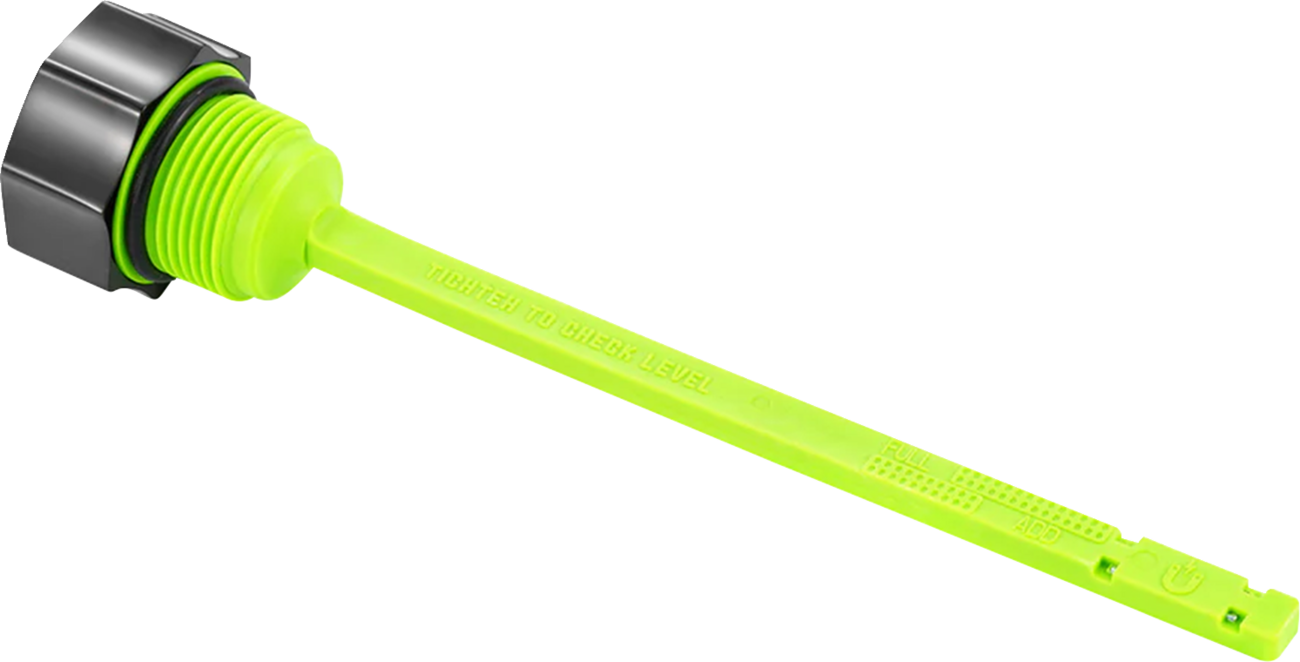 FIGURATI DESIGNS Magnetic Oil Dipstick - Curved - Black - Indian FD01-MAGDSPP-SM-BLK