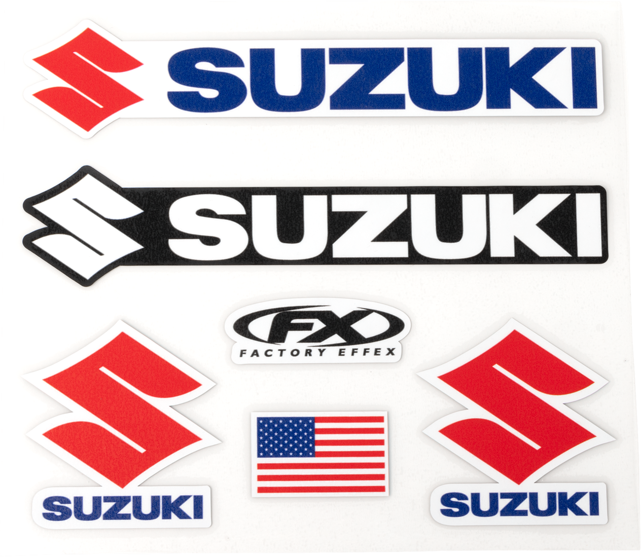 FACTORY EFFEX Jersey Iron-On Kit - Suzuki 28-82400