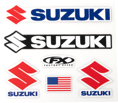 FACTORY EFFEX Jersey Iron-On Kit - Suzuki 28-82400
