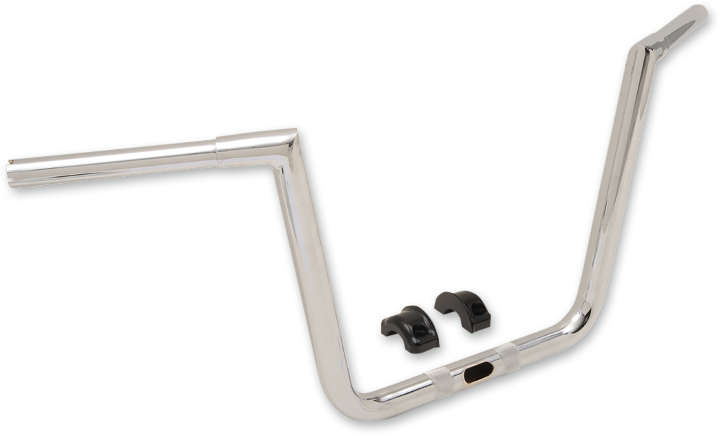 LA CHOPPERS 1-1/4" Hefty Twin Peaks Handlebar - 19" - Chrome LA-7312-69