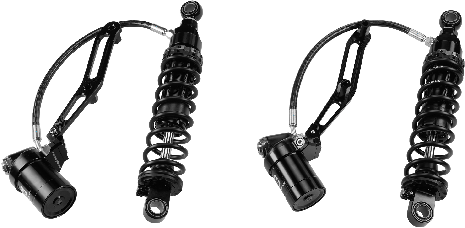 Touring Remote Res Shocks 13" Hvy Weight Billet Bracket