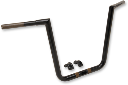 LA CHOPPERS 1-1/4" Hefty Twin Peaks Handlebar - 19" - Black LA-7312-69B