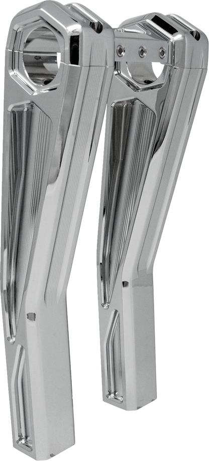 KODLIN USA Ascent Pro Risers - Pullback - 10" - Chrome KUS55134